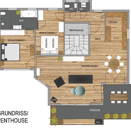 Penthouse Wohnung Mit Schoenem Moselblick In Metternich Koblenz  Exterior foto