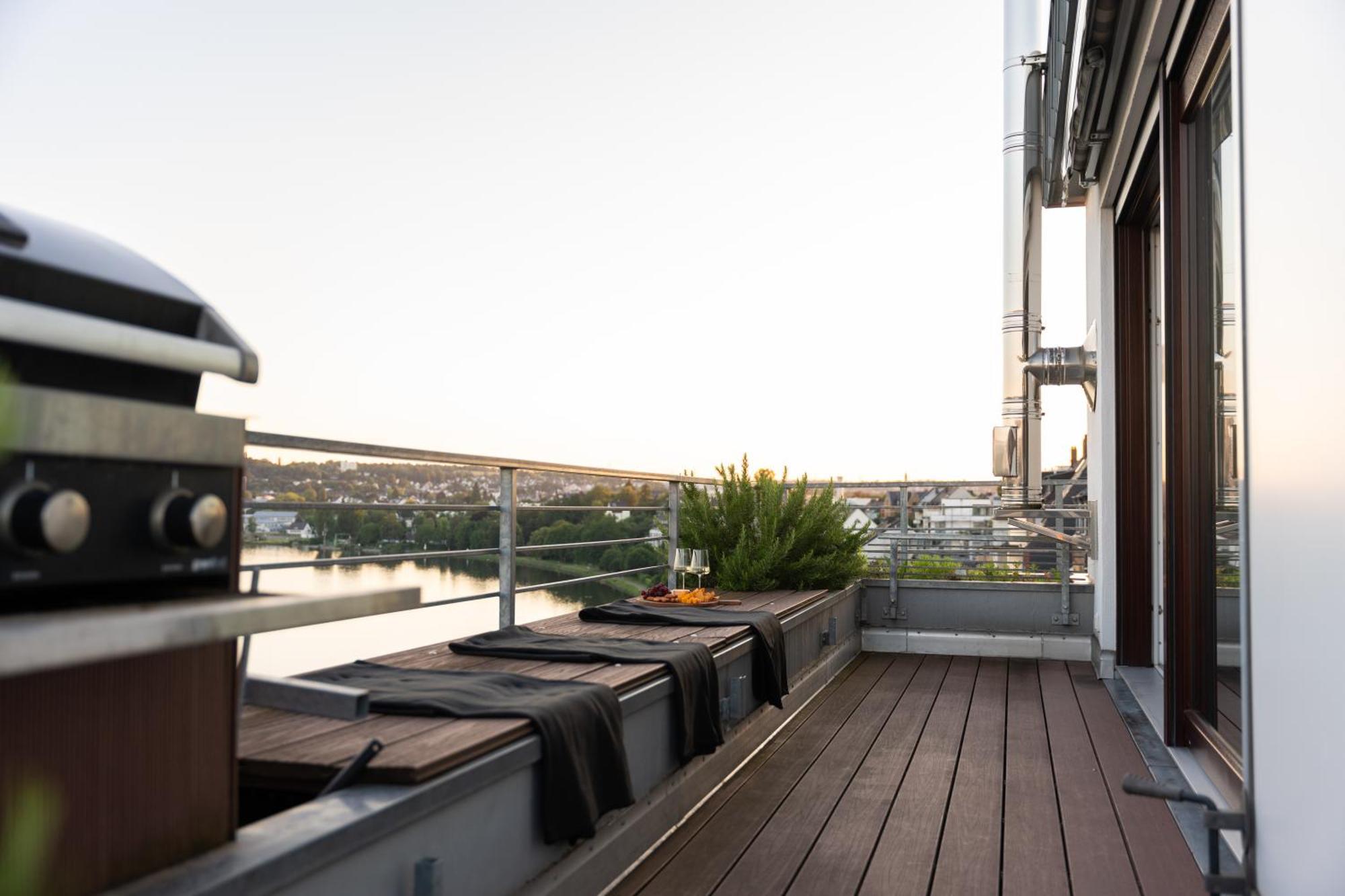 Penthouse Mit Schoenem Moselblick In Metternich * Koblenz (Rhineland-Palatinate)